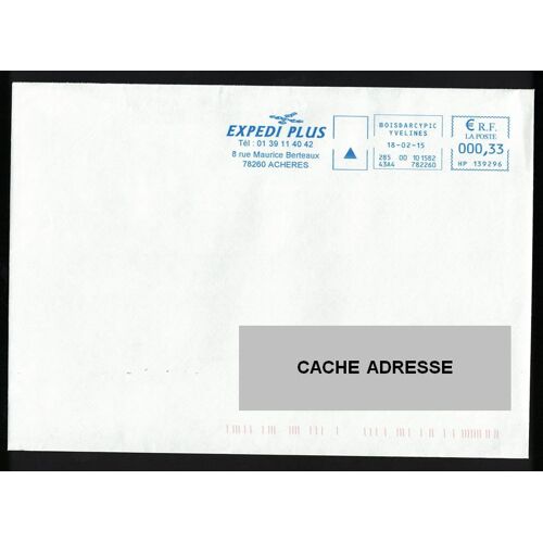 France Ema Postmark Expedi Plus 78260 Acheres