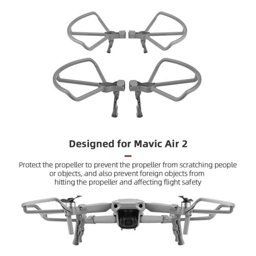 Protecteur D'hélice Pour Dji Mavic Air 2 Lames, 4 Pièces, Kit De Pièces De Rechange De Protection De Pare Chocs À Dégagement Rapide-Générique