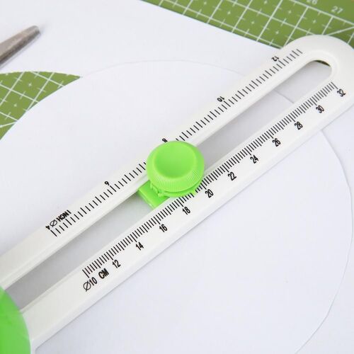 Couteau De Coupe Rond Pour Patchwork Boussole Coupe Cercle, Découpeur De Scrapbooking Bricolage Coupe Papier Pour Bureau Étudiant