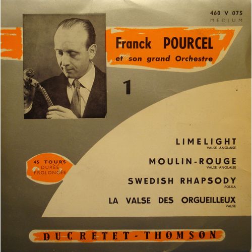 Franck Pourcel Limelight/Moulin Rouge/Swedish Rhapsody Ep Ducretet Vg++