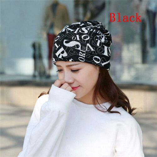 Bonnet Et Écharpe En Coton Tricoté Pour Femme, 1 Pièce, Chaud, Style Lettre, Automne, Hiver