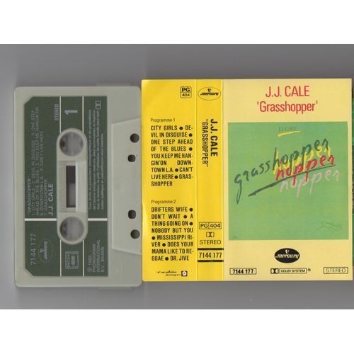 Jj Cale "Grasshopper" Mercury 7144177 ( K7 Audio)