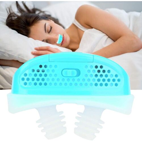 Dispositif Anti-Ronflement (Bleu) Dilatateur Nasal Électrique, Dilatateur Nasal Efficace Pour La Congestion Nasale, Clip De Ventilation Nasale, Purificateur Réutilisable 