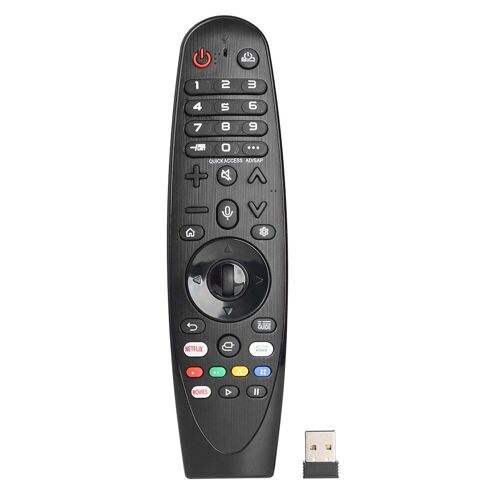 Télécommande TV de remplacement, contrôleur vocal TV domestique, ornements faciles à apprécier pour téléviseur LG interrupteur sans fil