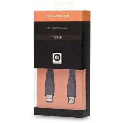 D2 Diffusion - Câble USB - USB (M) pour USB (M) - USB 2.0 - 1.8 m