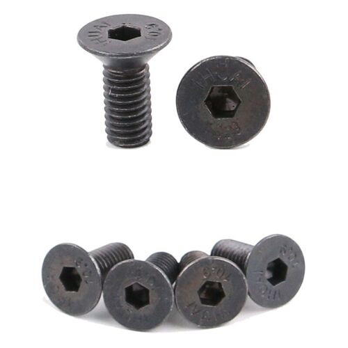 Vis De Montage De La Pédale De Verrouillage Pour Vélo Vtt, Pour Shimano Spd, Verrouillage Automatique, En Acier Noir, 8 Pièces