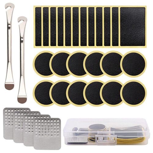 Kit De Réparation De Pneus De Vélo, Levier De Pneus De Vélo Et Patchs De Pneus Sans Colle Pour Vélo, Outil De Réparation De Crevaison