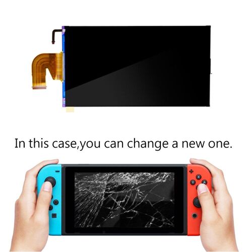 Écran Lcd De Remplacement De 6.2 Pouces Pour Console De Jeu Nintendo Switch, Avec Verre Trempé, Pour Ns