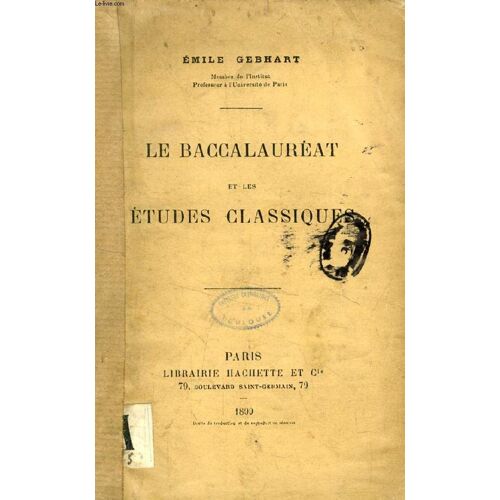 Le Baccalaureat Et Les Etudes Classiques