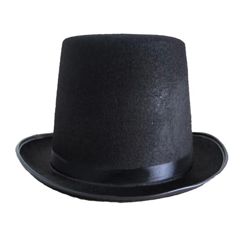 Chapeau De Magicien Victorien Pour Adulte, Accessoire De Déguisement, Taille Unique