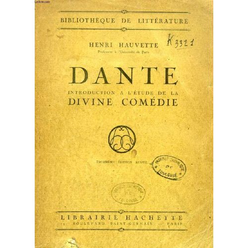 Dante, Introduction A L'etude De La Divine Comedie