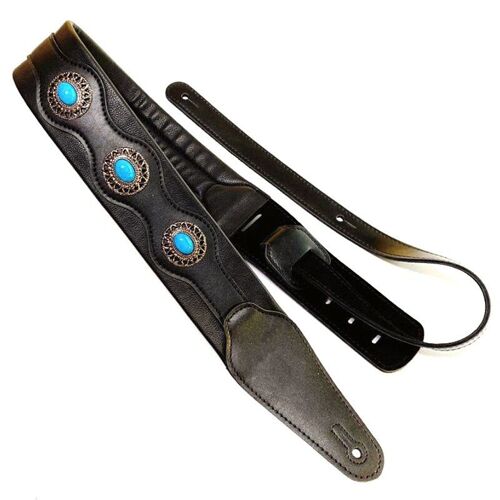 Sangle De Guitare En Cuir De Style Ethnique, Ceinture Acoustique Électrique Réglable