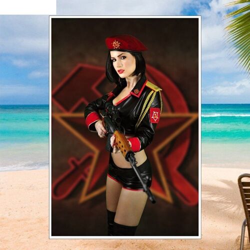 Autocollant De Voiture, Belle Fille De Dessin Animé En Uniforme Et Pistolet Marteau, Autocollants De Voiture Amusants Et Colorés, Décalcomanies Pour Automobile