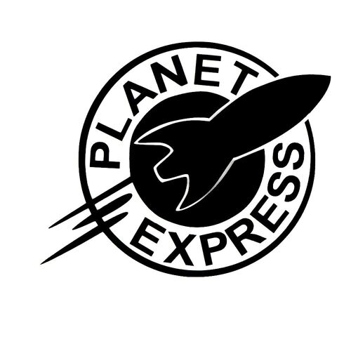 Autocollants De Voiture Avec Mots Artistiques Planet Express, Accessoires De Moto, Protection Solaire Imperméable En Pvc 18cm X 15cm, Offre Spéciale