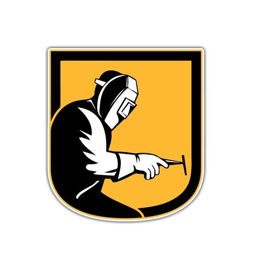 Autocollant De Couleur Pour Casque De Voiture, Soudeur À Chaud, Pour Pare Choc Arrière S Cover, Autocollant De Grattage, Décoration Extérieure Automobile Kk13 * 12cm