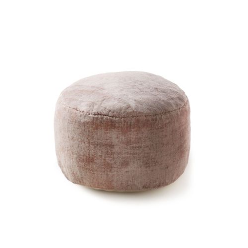 Pouf Nova Rose 55x55x30 Cm - Tapis Poil Court Design Moderne Pour Salon