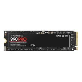 Samsung 990 PRO MZ-V9P1T0BW - SSD - chiffré - 1 To - interne - M.2 2280 - PCIe 4.0 x4 (NVMe) - AES 256 bits - TCG Opal Encryption 2.0