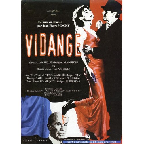 Vidange, Synopsis Dépliant, Jean-Pierre Mocky, Marianne Basler, Jacques Legras, Dominique Zardi