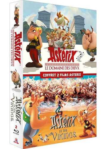 Coffret 2 Films Astérix - Le Domaine Des Dieux + Astérix Et Les Vikings - Pack - Blu-Ray