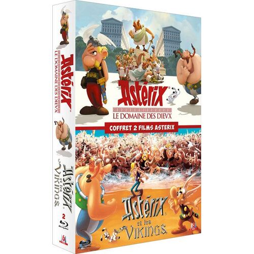 Coffret 2 Films Astérix - Le Domaine Des Dieux + Astérix Et Les Vikings - Pack - Blu-Ray