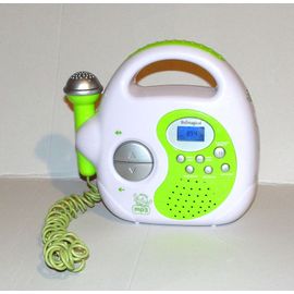Radio Karaoké Mp3 Portable Blanc Itslmagical Usb - Memoire Sd Mmc