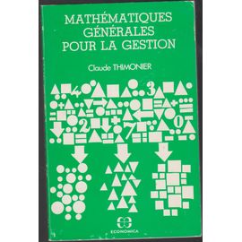 Mathématiques Générales Pour La Gestion