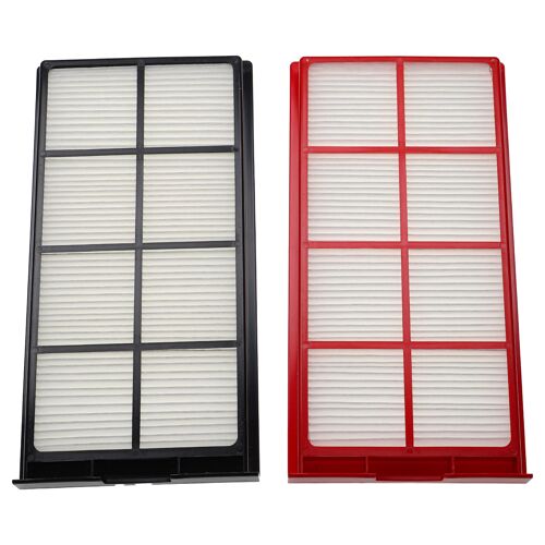 vhbw Lot de filtres remplacement pour Wernig EFS G 90-200 GF pour appareil de ventilation - Filtre à air G4 / F7 (2 pcs), Blanc / Rouge / Noir