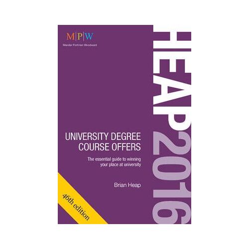 Heap, B: Heap 2016: University Degree Course Offers