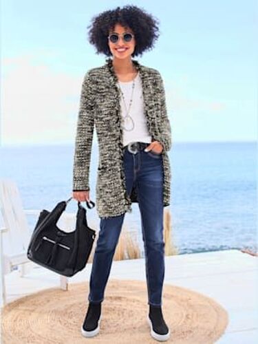 Ceinture Boucle Décorative - - Noir