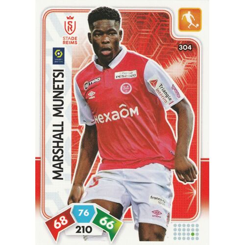 N° 304 - Carte Panini Adrenalyn Xl - Foot 2020 / 2021 - Marshall Munetsi - Reims