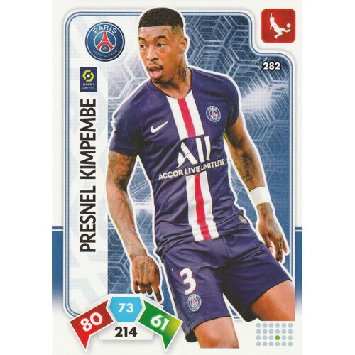 N° 282 - Carte Panini Adrenalyn Xl - Foot 2020 / 2021 - Presnel Kimpembe - Paris