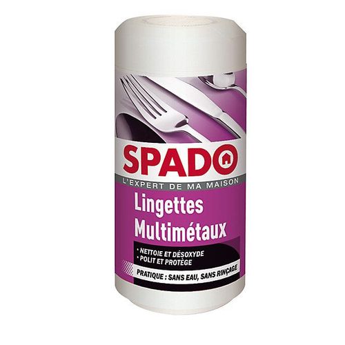 30 lingettes multi-métaux Spado