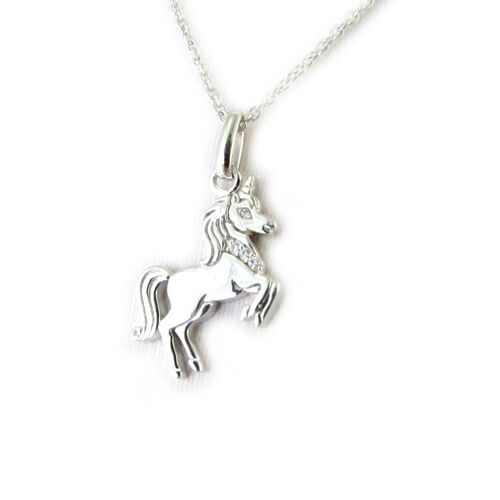 Promo -21%, Altesse [M5933] - Collier Argent "licorne" Rhodié