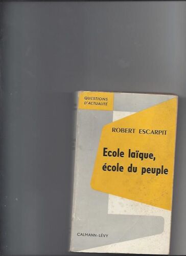 Ecole Laique, Ecole Du Peuple