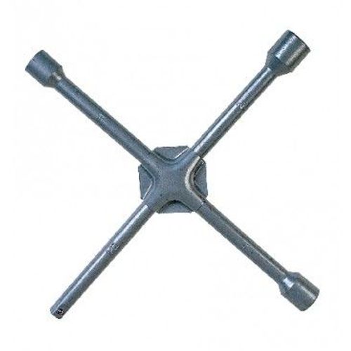 Clé en croix fixe renforcée métal satiné,  douille de 1,7,  1,9,  2,1 cm.