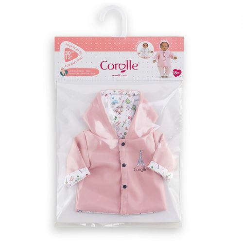 Mes Vêtements De Poupons Corolle Bb30 Ciré Réversible Week-End À Paris