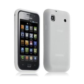 Housse Etui Coque En Silicone Pour Samsung Galaxy S I9000 Couleur Blanc