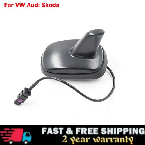 Antenne De Toit De Voiture Black Shark Fin, Base Aérienne Doit Am Fm Avec Prise Pour Vw Golf Mk4 Mk5 Seat Skoda Polo Jetta Pour Audi A3 A4 "Nipseyteko"