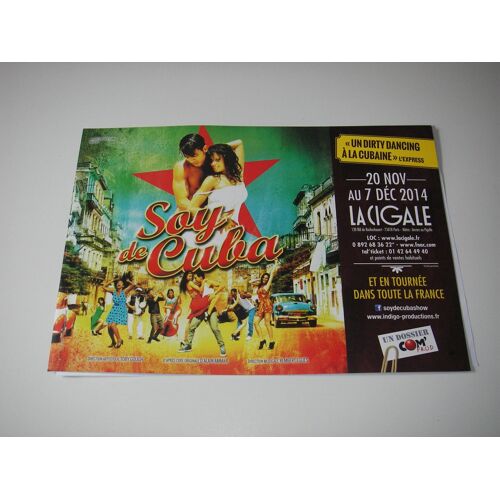 Dossier De Presse Spectacle Musical Soy De Cuba Tournée 2011 0 
