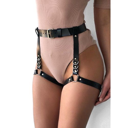 Harnais En Cuir Pour Femmes, Ceinture Jarretelles Gothique, Costumes De Cosplay, Style Punk