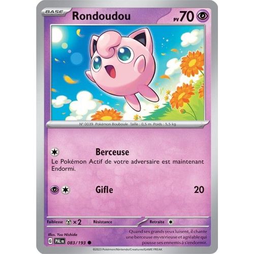 Carte Pokémon - Rondoudou - 083/193 - Ev2 Evolutions À Paldea