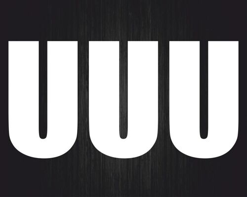 Set 3x Autocollant Sticker Porte Voiture Moto Alphabet Boite Lettre Nom Blanc U