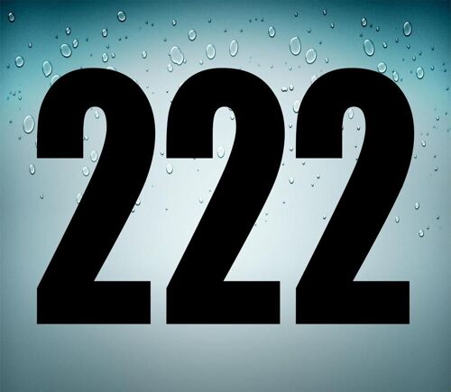 Set 3x Autocollant Sticker Voiture Moto Porte Numero Nombre Chiffre Course 2 Bla