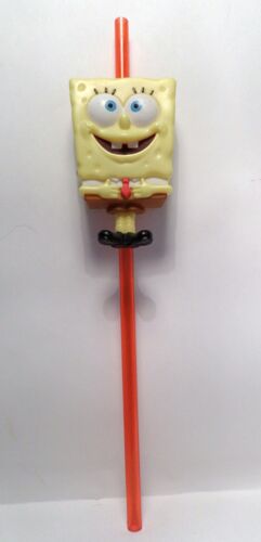 Figurine Bob L'éponge - Paille Bob L'éponge - Happy Meal - Mcdo 2010