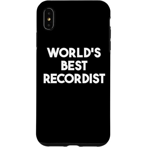 Coque Pour Iphone Xs Max Meilleur Enregistreur Du Monde