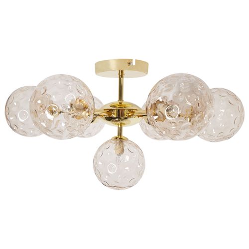 Plafonnier À 7 Lumières En Verre Beige Anadyr