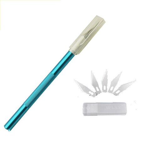 Couteau À Découper Artisanat/Papier/Bois 135mm, 1 + 5 Lames, Sculpture De Précision Artisanale, Coupe-Ongles En Alliage De Coupe, Outils De Sculpture Tr032 