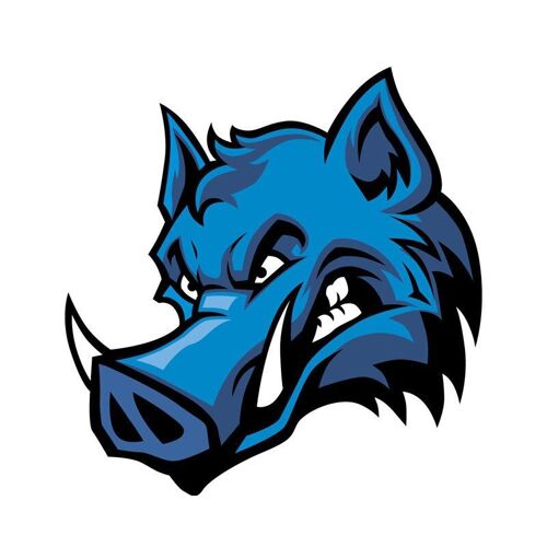 Autocollant De Voiture De Tête De Warthog De Dessin Animé De Personnalité, Accessoires De Moto, Décalcomanies En Vinyle Pvc Imperméable 14.2cm X 13.8cm