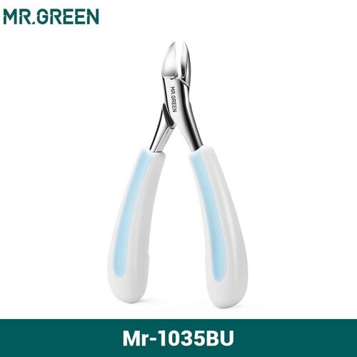 Mr-1035bu - Coupe-Ongles Professionnel Pour Pédicure, Coupe-Ongles Anti-Éclaboussures, Oreilles De Lapin, Outils De Manucure 