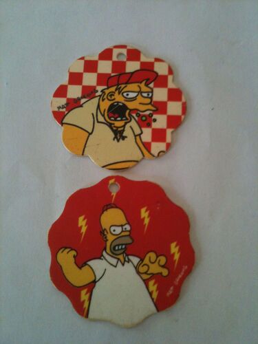 Lot De 2 Pogs Croky Simpsons